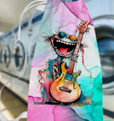 Violinist's Vibrant Virtuoso Laundry Bag